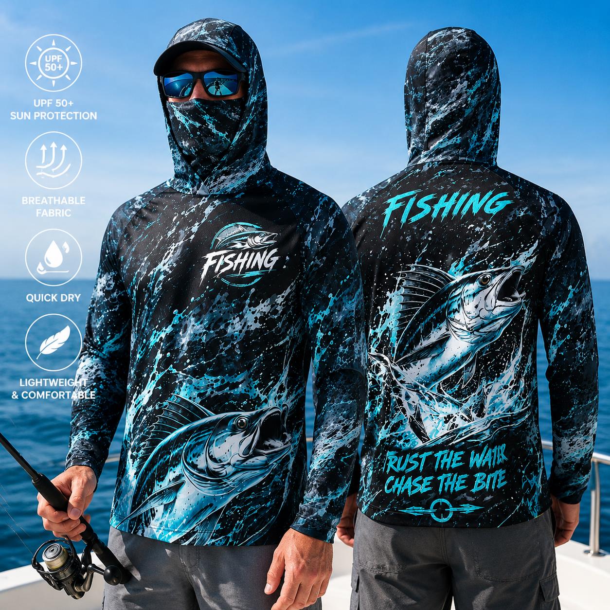 Outdoor Sun Protective Long Sl - Fishing recension och pris