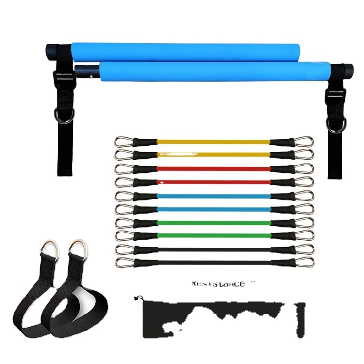Portable Pilates Bar Kit with  - Pilates Bar Kit With Resistance Bands recension och pris