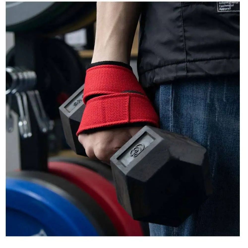 1 Pair New Polyester Weightlif - Wrist Wraps Weightlifting Support recension och pris
