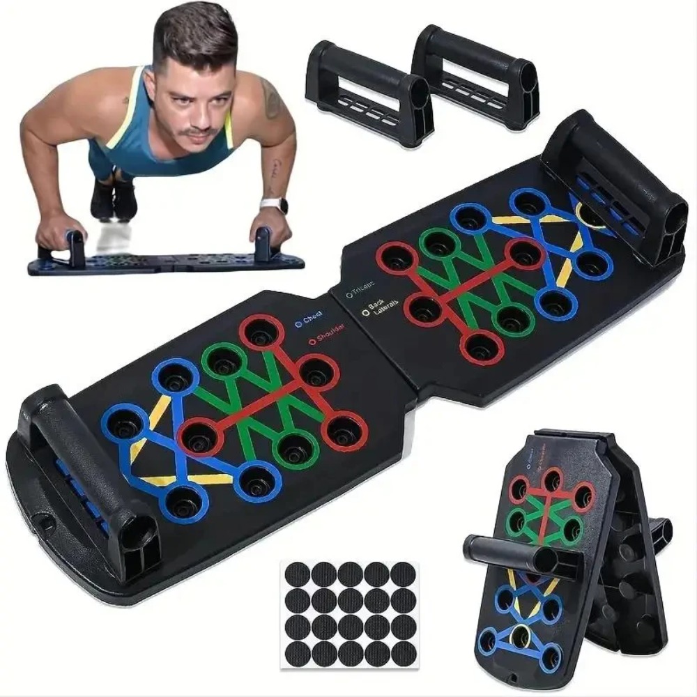 Portable Multifunctional Push- - Push Up Board Foldable Multi Function recension och pris