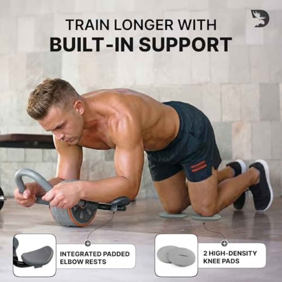 Ab Roller Wheel with Elbow Sup - Ab Roller Wheel With Elbow Support recension och pris