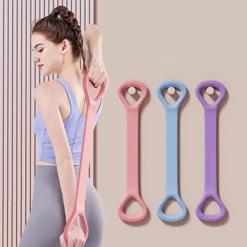 1/3Pcs 8-Shaped Resistance Ban - Pilates Bar Kit With Resistance Bands recension och pris