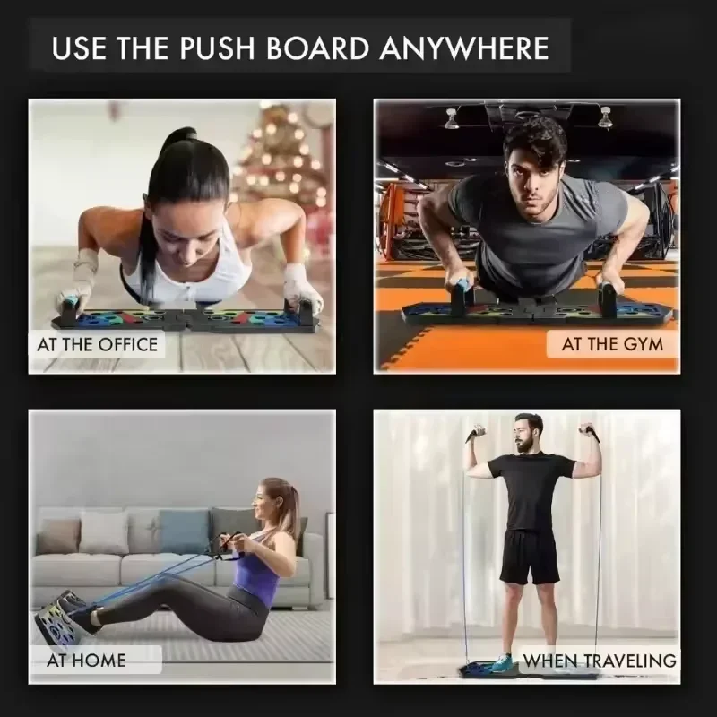 Push-up Board Set Portable Mul - Push Up Board Foldable Multi Function recension och pris