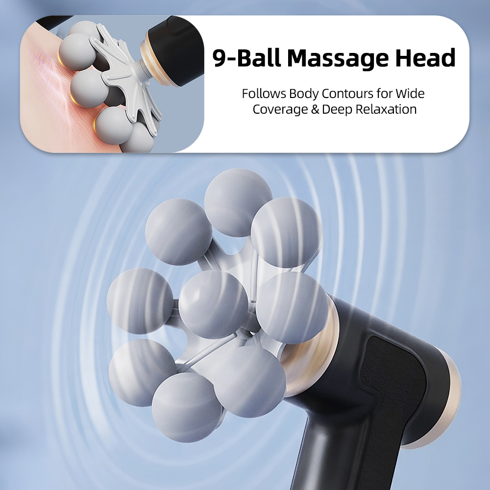 2-in-1 Long&Short Handle Fasci - Electric Massage Gun Deep Tissue recension och pris