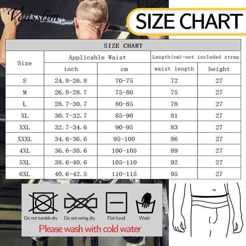Vensslim Men Waist Trainer Tri - Sweat Waist Trainer Belt Neoprene recension och pris