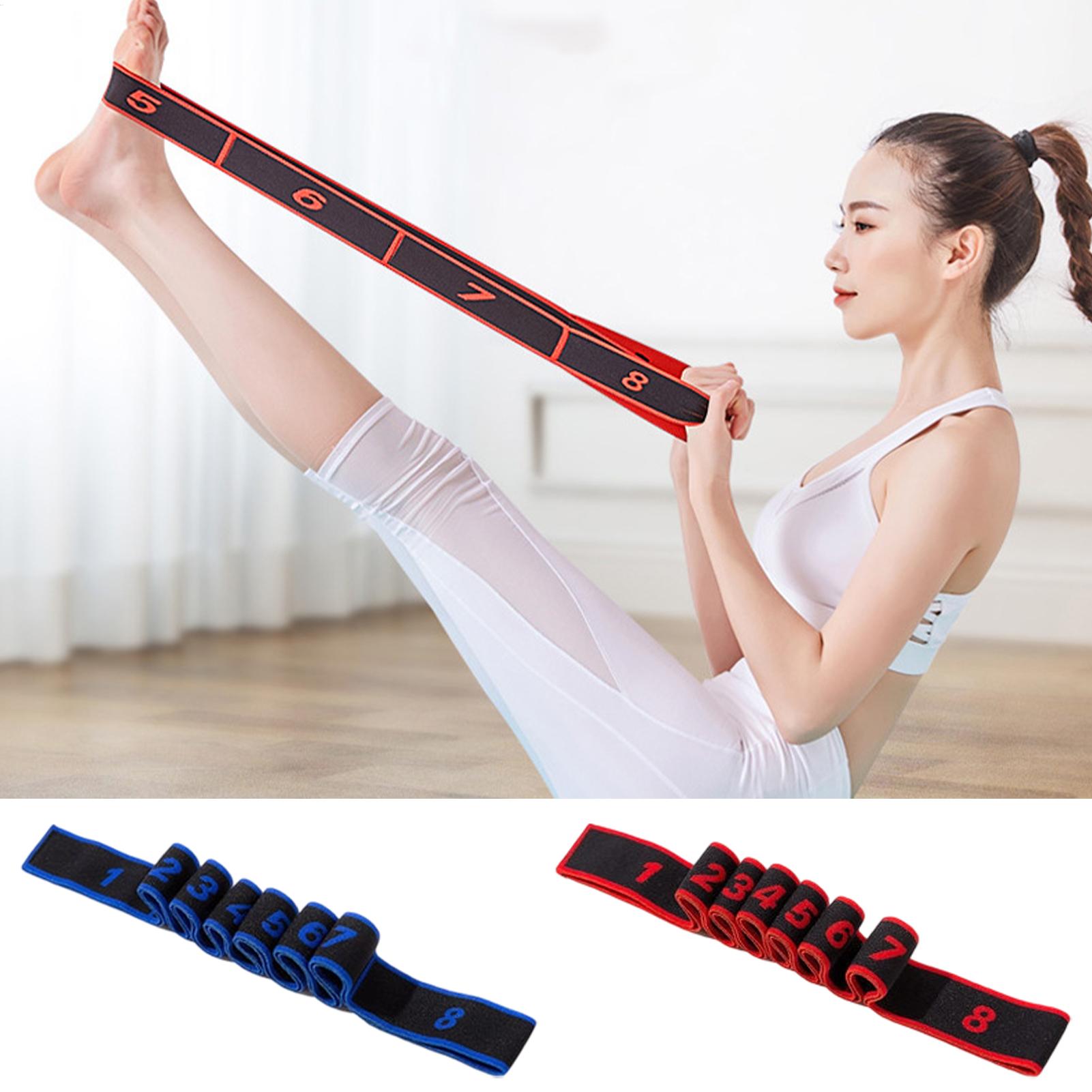 Elastic Yoga Stretching Strap  - Pilates Bar Kit With Resistance Bands recension och pris