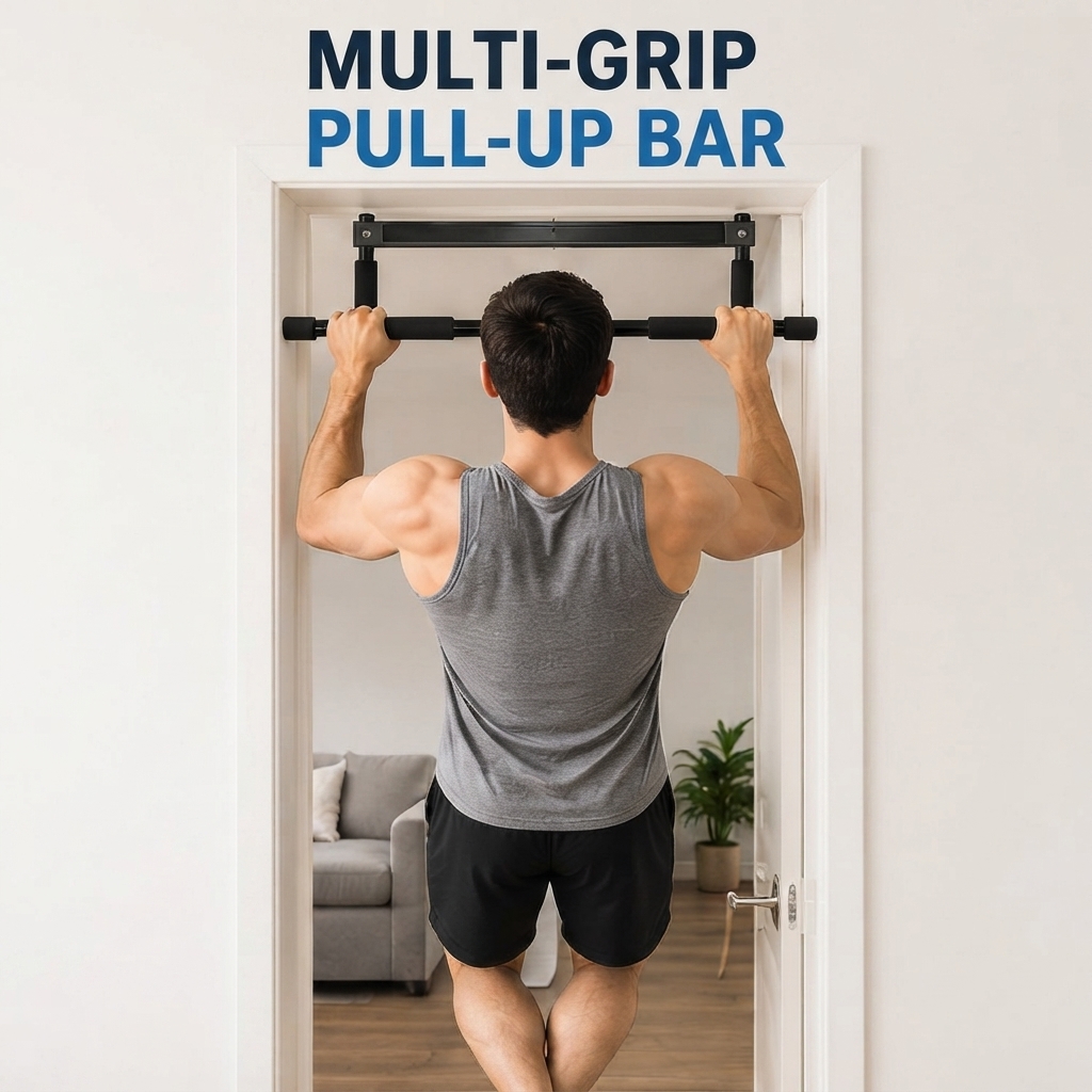 Multifunctional Doorway Pull U - Door Pull Up Bar No Screw recension och pris